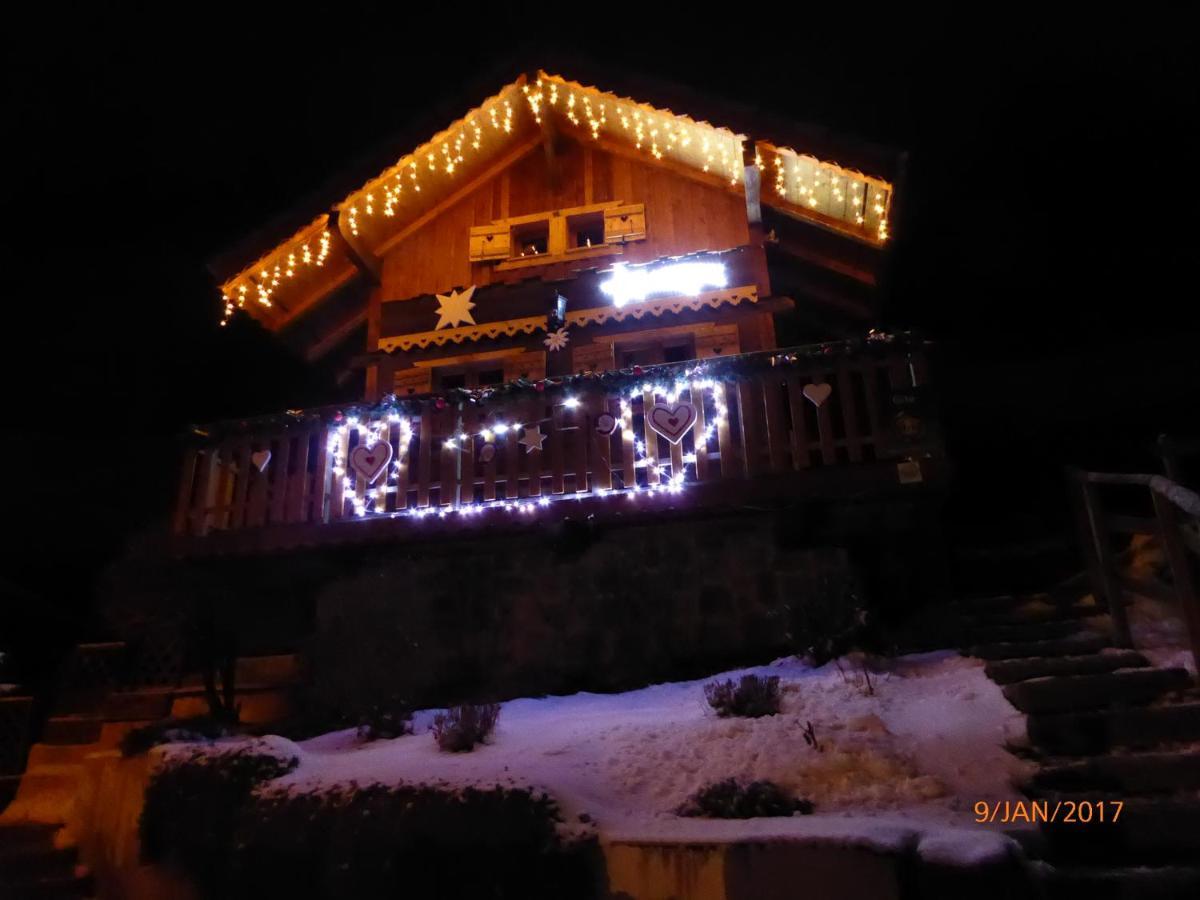 Chalet Fleur Des Neiges Saint-Jean-dʼAulps Exteriör bild