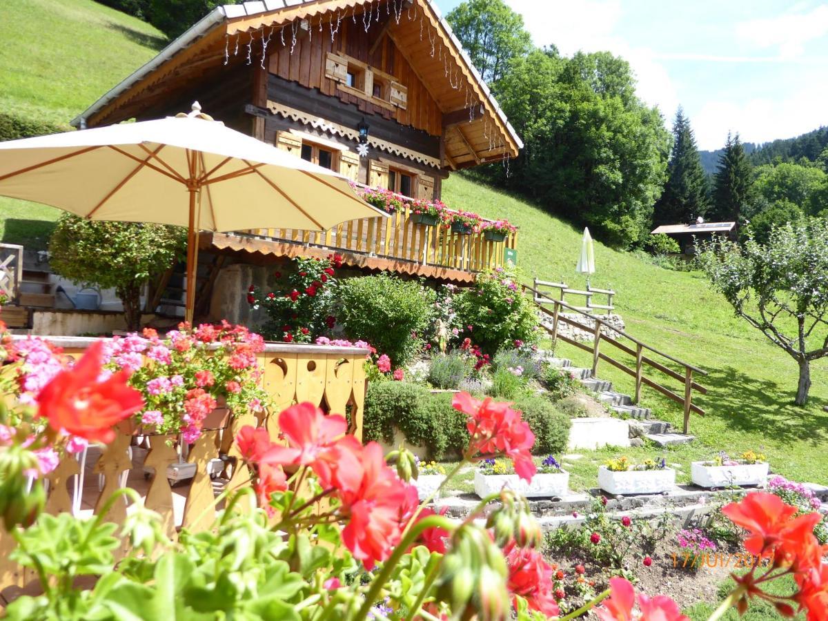 Chalet Fleur Des Neiges Saint-Jean-dʼAulps Exteriör bild