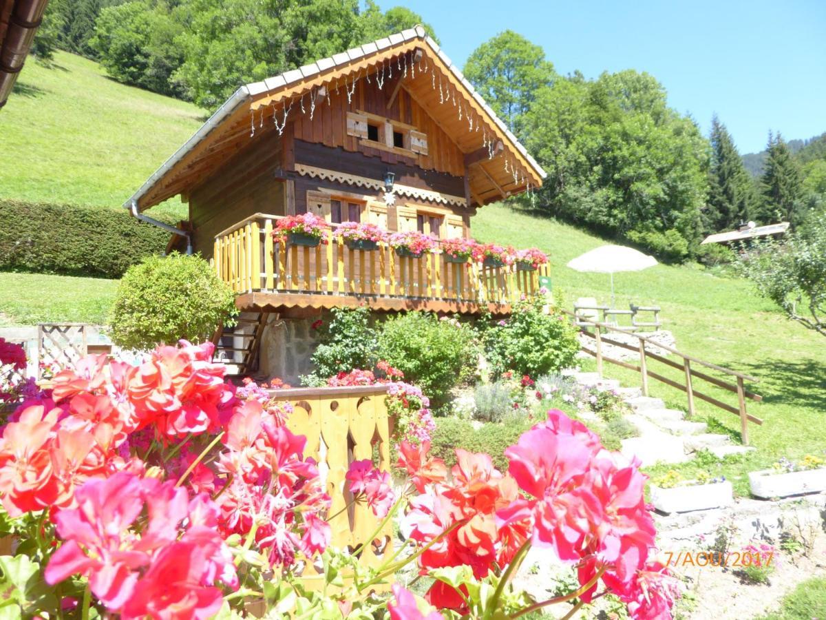 Chalet Fleur Des Neiges Saint-Jean-dʼAulps Exteriör bild