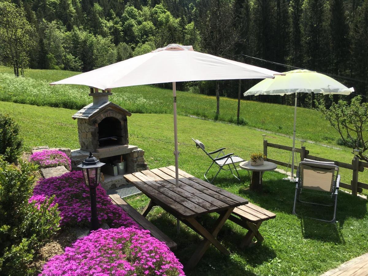 Chalet Fleur Des Neiges Saint-Jean-dʼAulps Exteriör bild